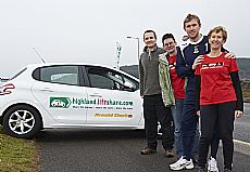 Peter Elbourne, MArion McDonald, Caly captain Ritchie Foran and Wendy Price.